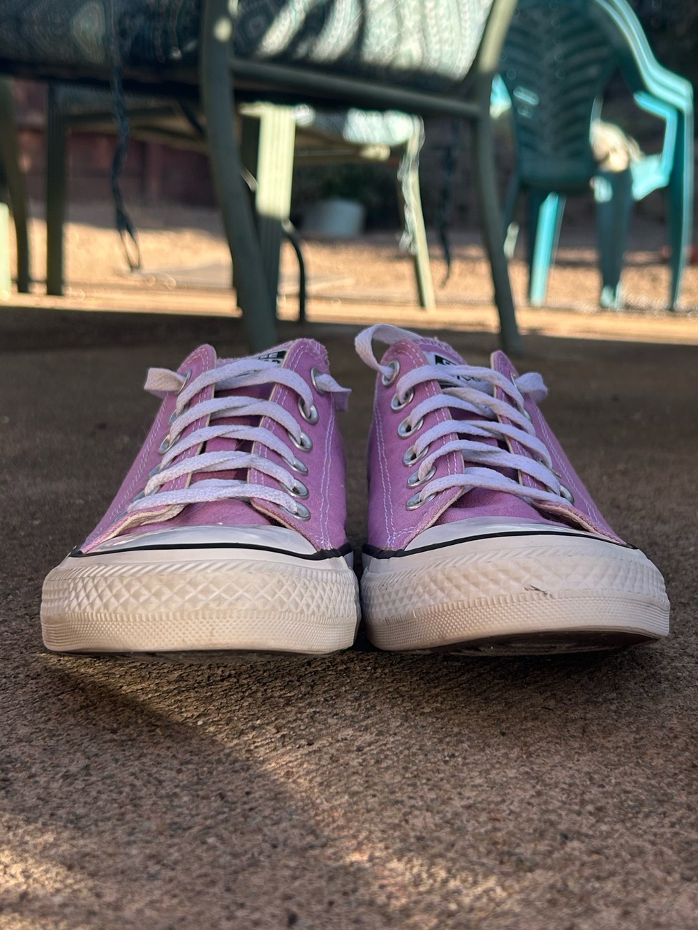 Converse Chuck Taylor All Star Fuchsia Glow Low Top Sneakers Women’s 8 - Picture 6 of 11
